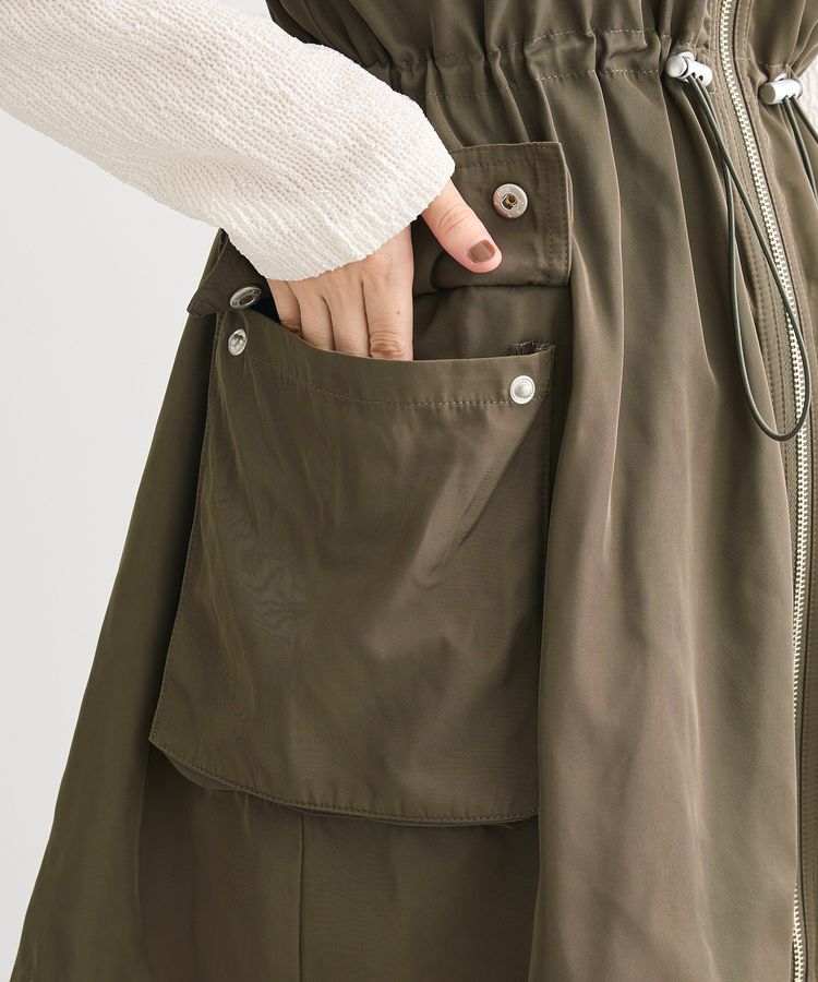 Green Parks「・SUGAR SPOON ミリタリーキャミチュニック」|ベスト・ジレ|