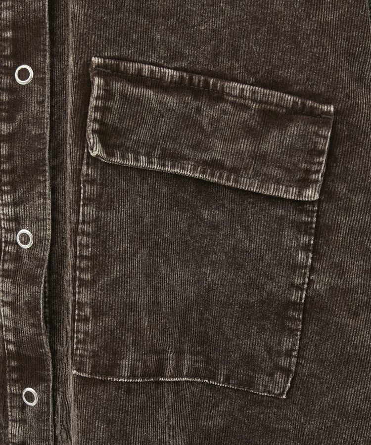 Green Parks「・ELENCARE DUE ケミカルコーデュロイシャツ」|シャツ・ブラウス|