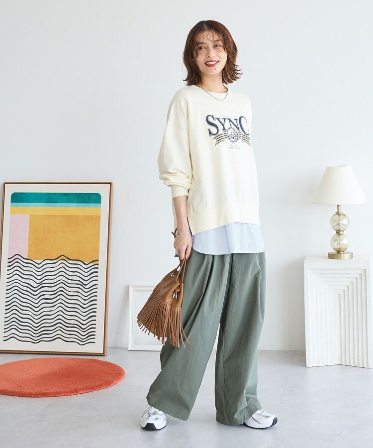 Green Parks「アソートカレッジロゴ裏毛プルオーバー」|スウェット・ジャージ|