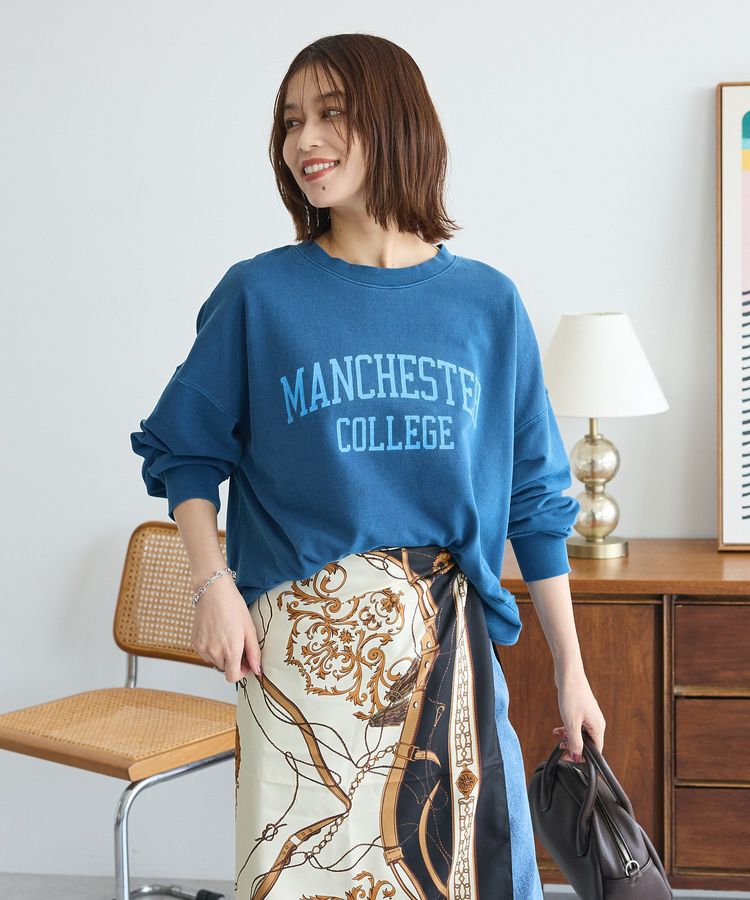 Green Parks「アソートカレッジロゴ裏毛プルオーバー」|スウェット・ジャージ|Navy