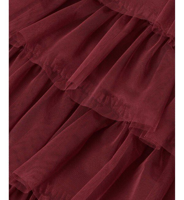 LOULOU WILLOUGHBY「【LOULOU WILLOUGHBY】ティアードチュールスカート」|スカート|