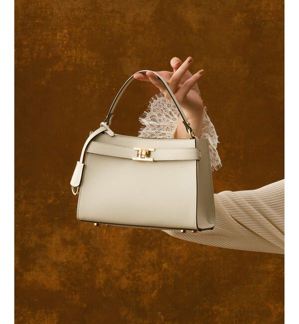 allureville「ツイストバックルスクエアショルダーバッグ」|ショルダー・メッセンジャー|