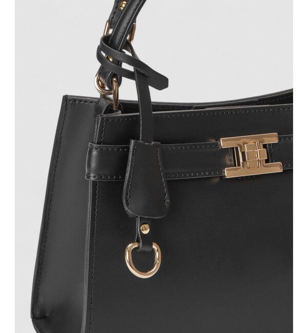 allureville「ツイストバックルスクエアショルダーバッグ」|ショルダー・メッセンジャー|