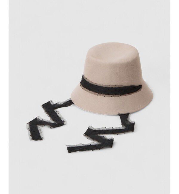 LOULOU WILLOUGHBY「【LOULOU WILLOUGHBY】リボンバケットハット」|ハット|