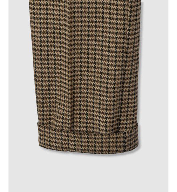 LOULOU WILLOUGHBY「【LOULOU WILLOUGHBY】ガンクラブチェックワイドパンツ」|その他|