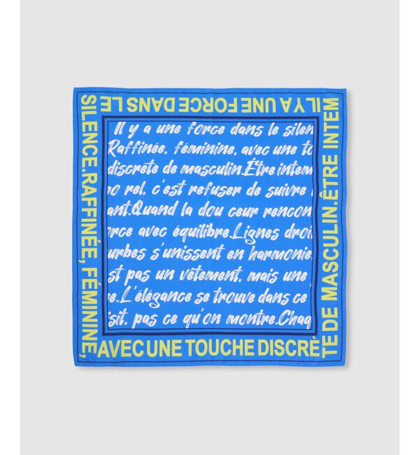 allureville「フォントロゴスカーフ」|バンダナ・スカーフ|