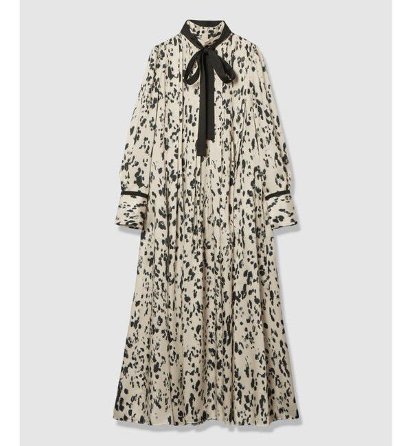 allureville「OFFICINAプリーツフレアワンピース」|ワンピース|