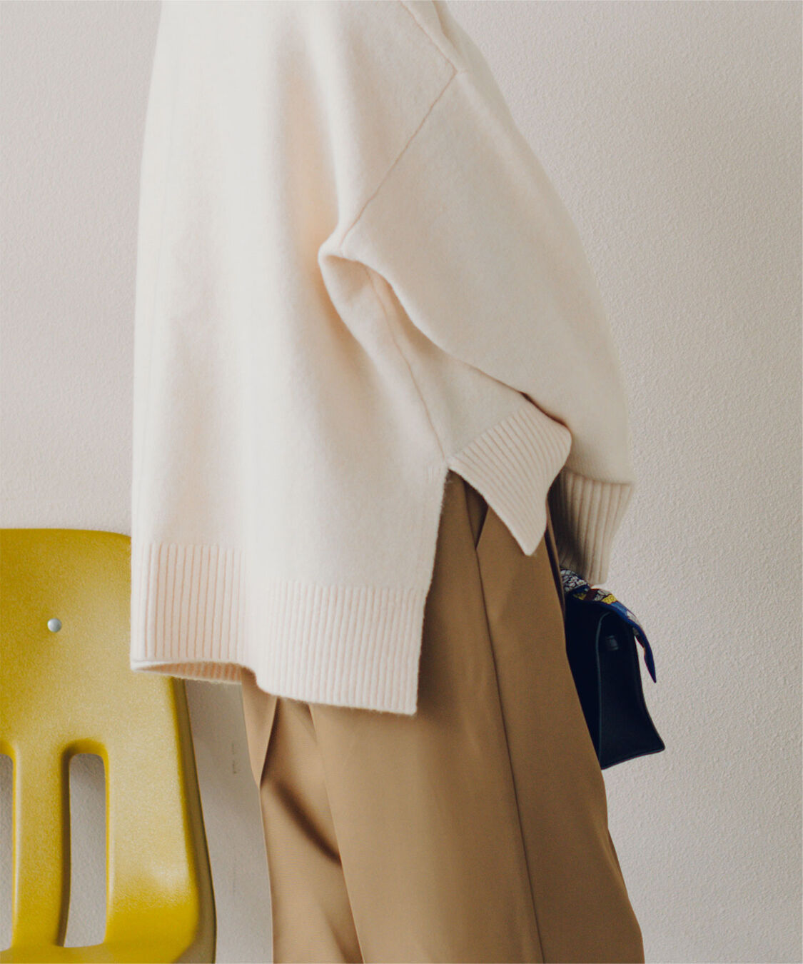 ur's「【星玲奈さんコラボアイテム】スフレタッチハイネックオーバーサイズニット」|ニット・セーター|