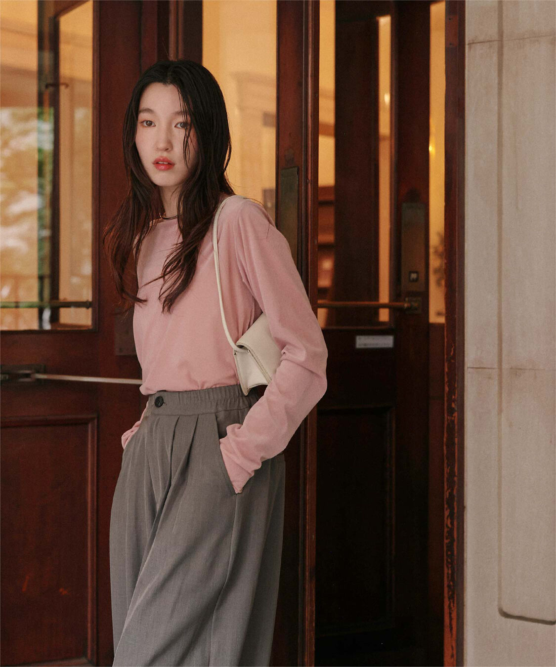 titivate「シアーベロアロングTシャツ」|Tシャツ・カットソー|