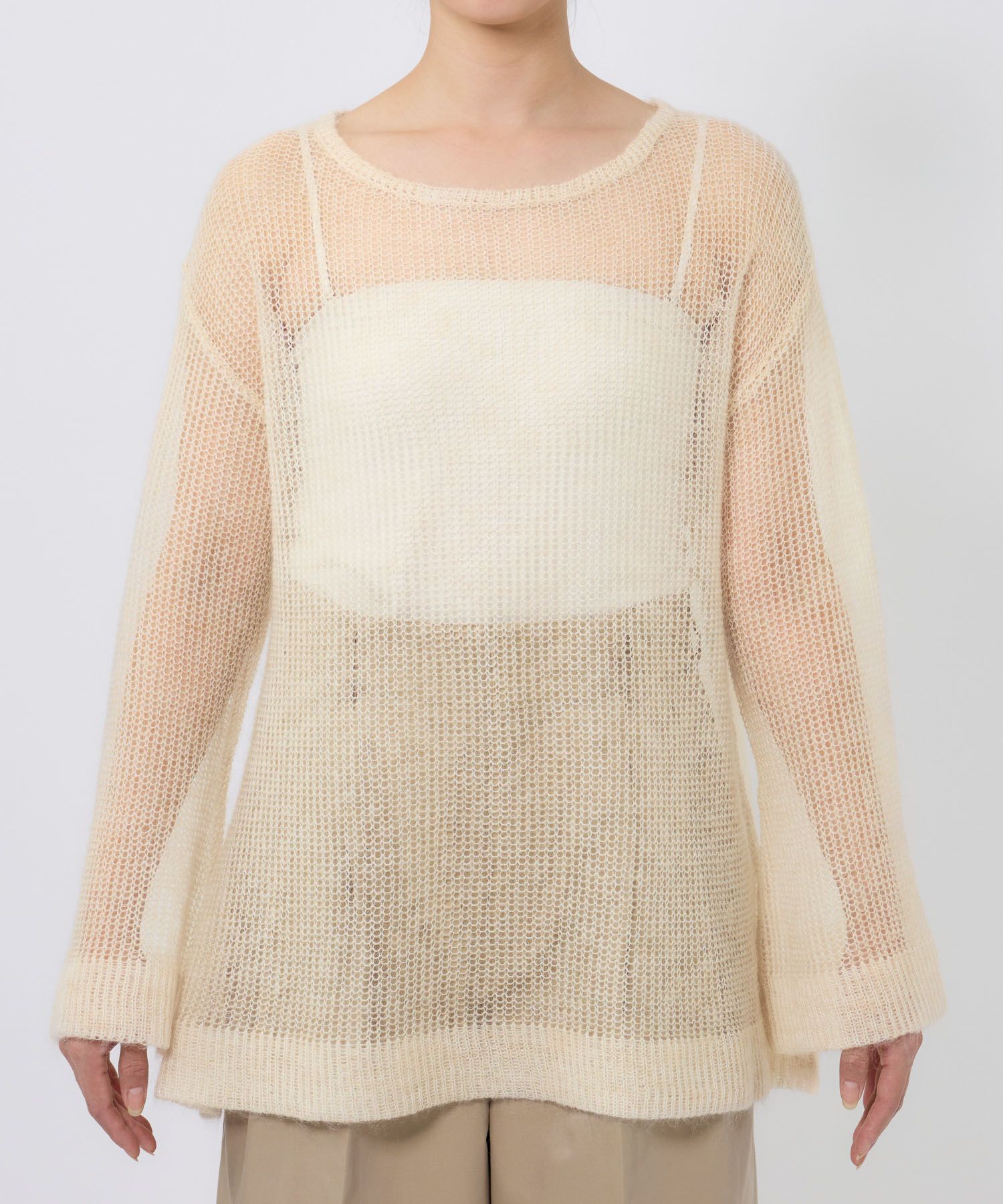 BABYLONE「フレアシルエットプルオーバー」|ニット・セーター|