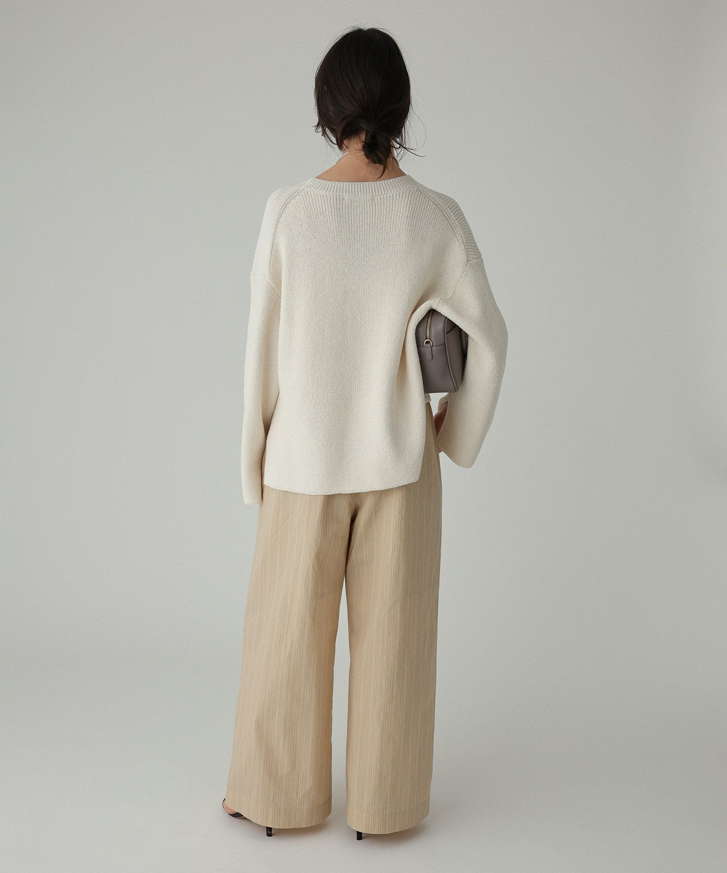 BABYLONE「カタアゼニットプルオーバー」|ニット・セーター|