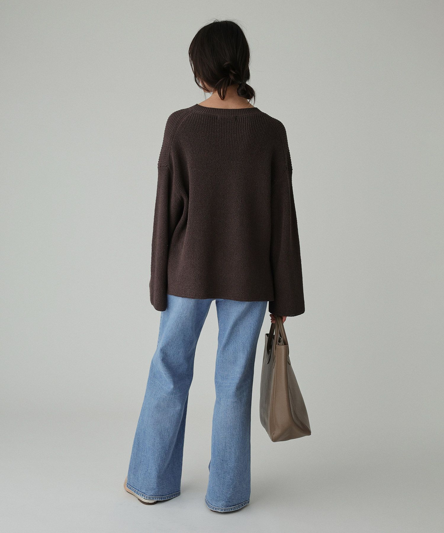 BABYLONE「カタアゼニットプルオーバー」|ニット・セーター|