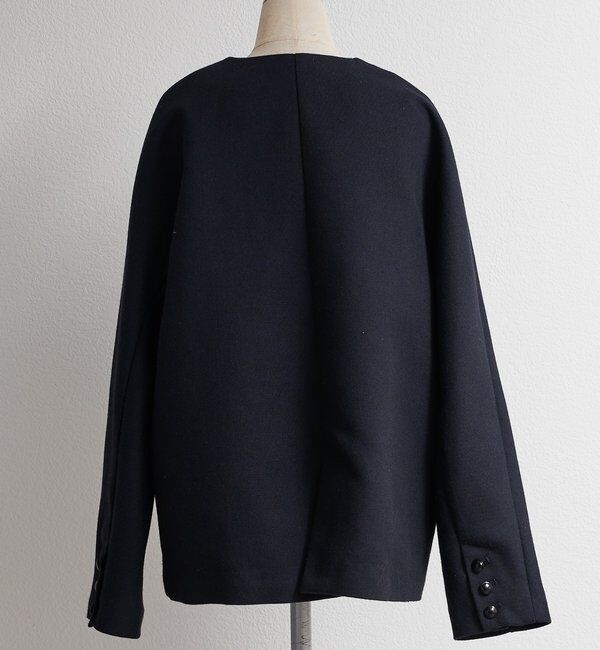  「ラペルレスジャケット」|テーラードジャケット|
