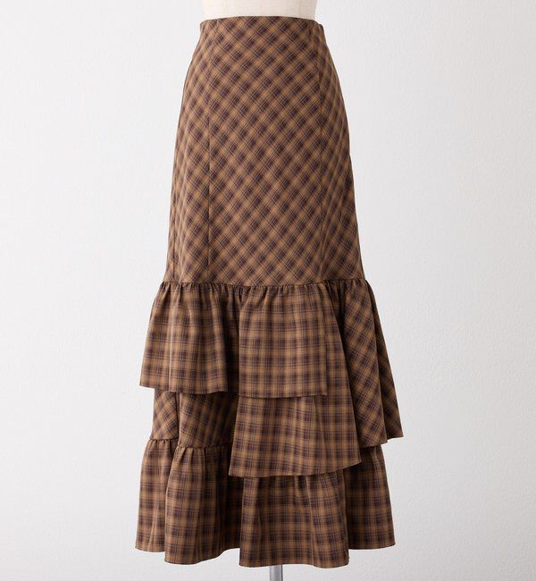  「ロングティアードスカート」|スカート|