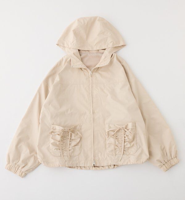  「ドロストリボンポケット付きマンパ」|ダウンベスト・ベスト|