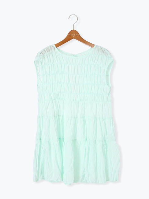 Lugnoncure「シャーリングティアードブラウス《2025summer catalog item》」|シャツ・ブラウス|