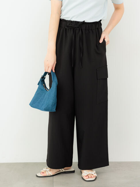 Te chichi TERRASSE「イージーカーゴパンツ」|その他|ブラック