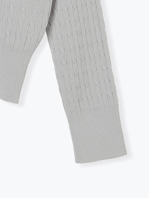 Te chichi「ミニケーブル刺繍Vネックカーディガン」|カーディガン|