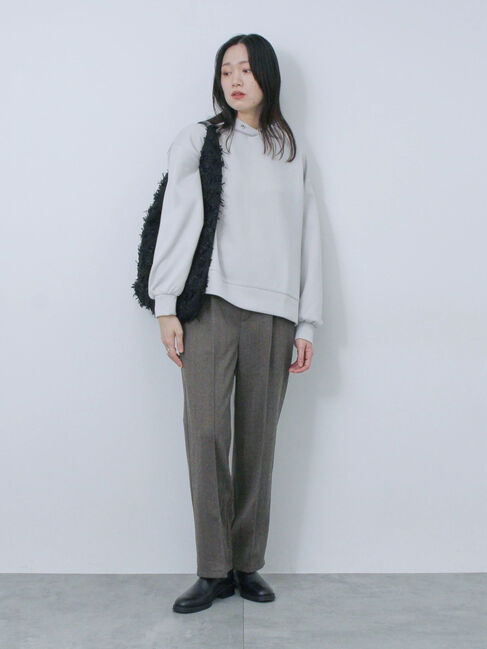 Samansa Mos2 blue「ダンボールパーカー」|Tシャツ・カットソー|