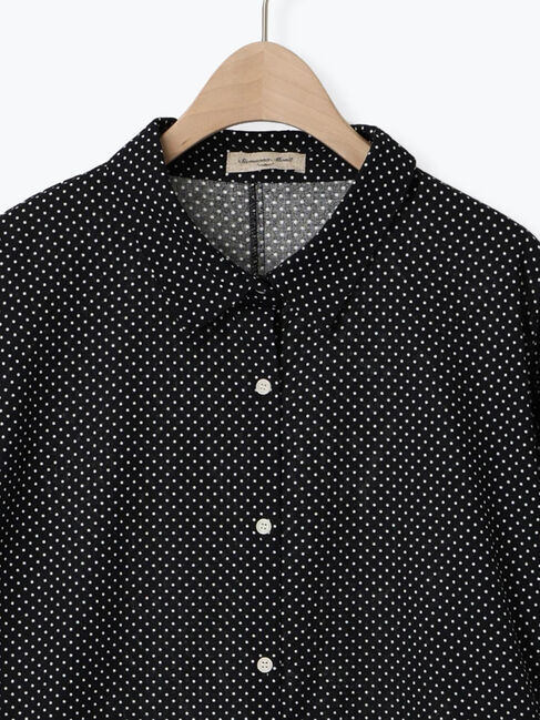 Samansa Mos2「裾ドロストチュニック」|シャツ・ブラウス|