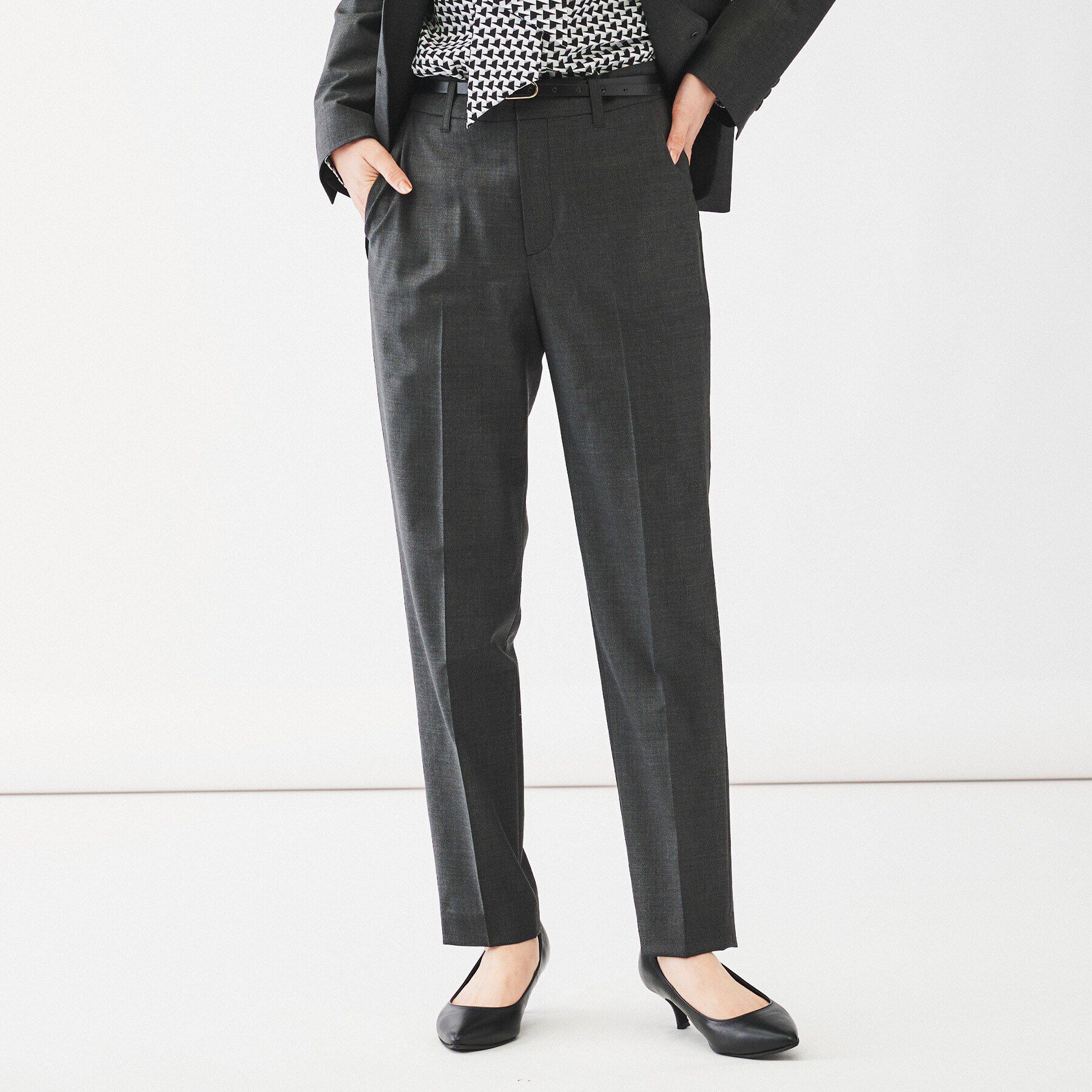 UNTITLED「【通勤スーツ/日本製】ウーステッド テーパードパンツ」|その他|