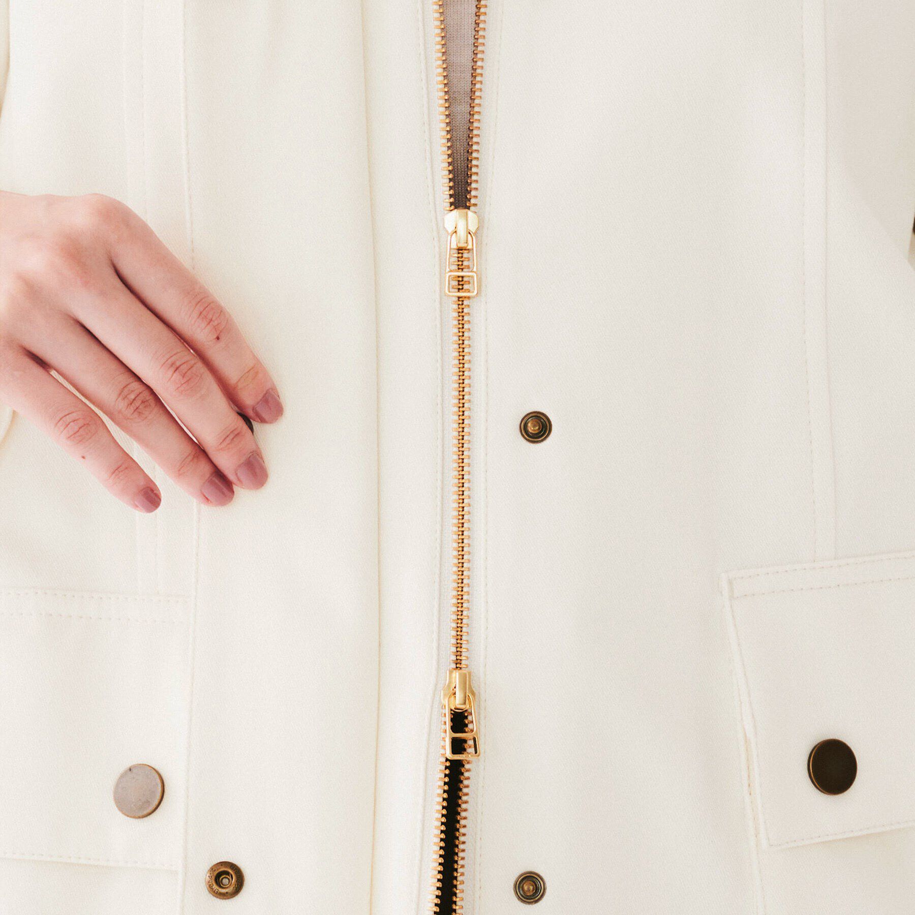 UNTITLED「【ヴィンテージ感】コットンモール ショートブルゾン」|ブルゾン・スタジャン|