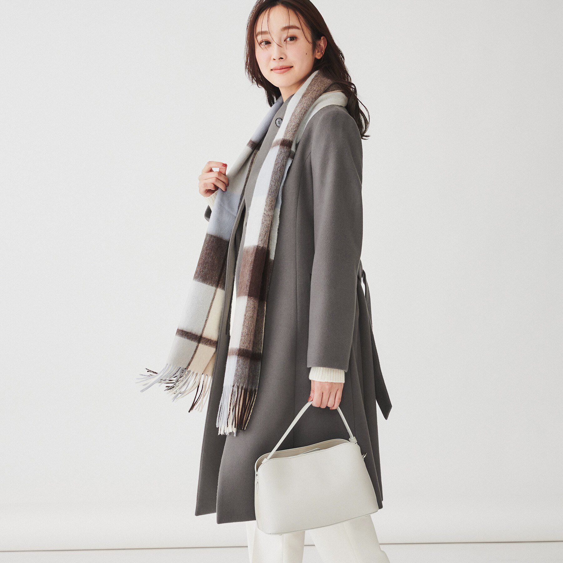 UNTITLED「【日本製】2WAYスタンドカラーロングコート」|その他|