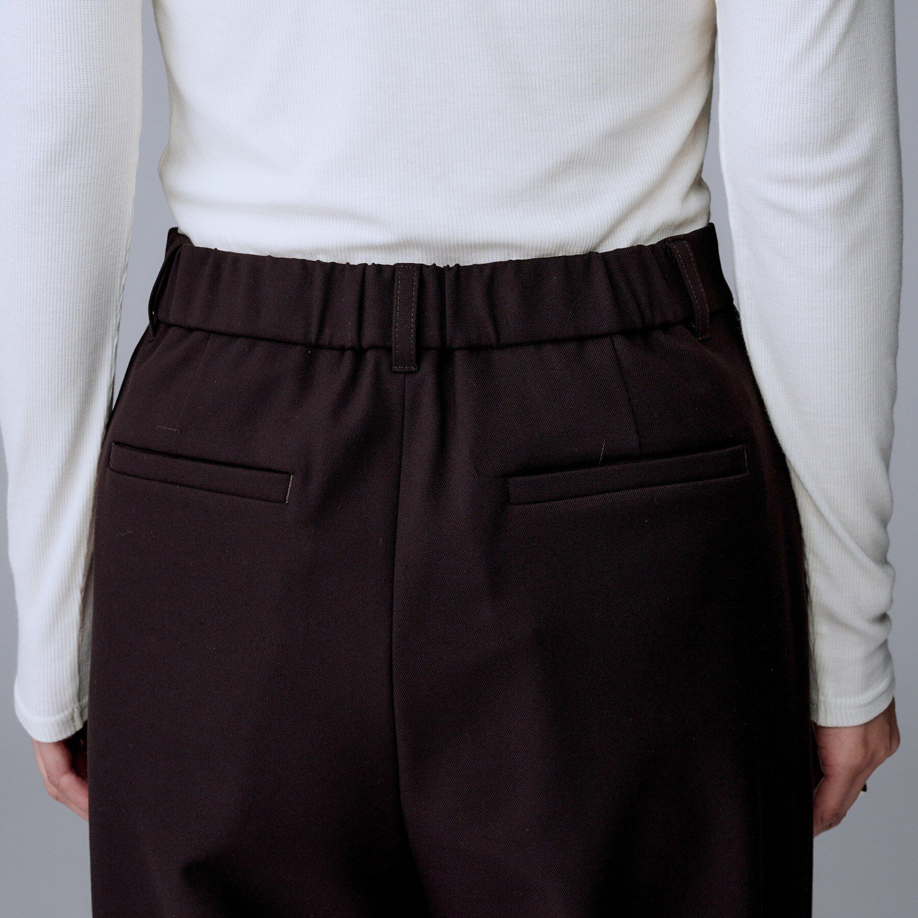 UNTITLED「【あったか素材/ストレッチ性】裏起毛ワイドパンツ」|その他|