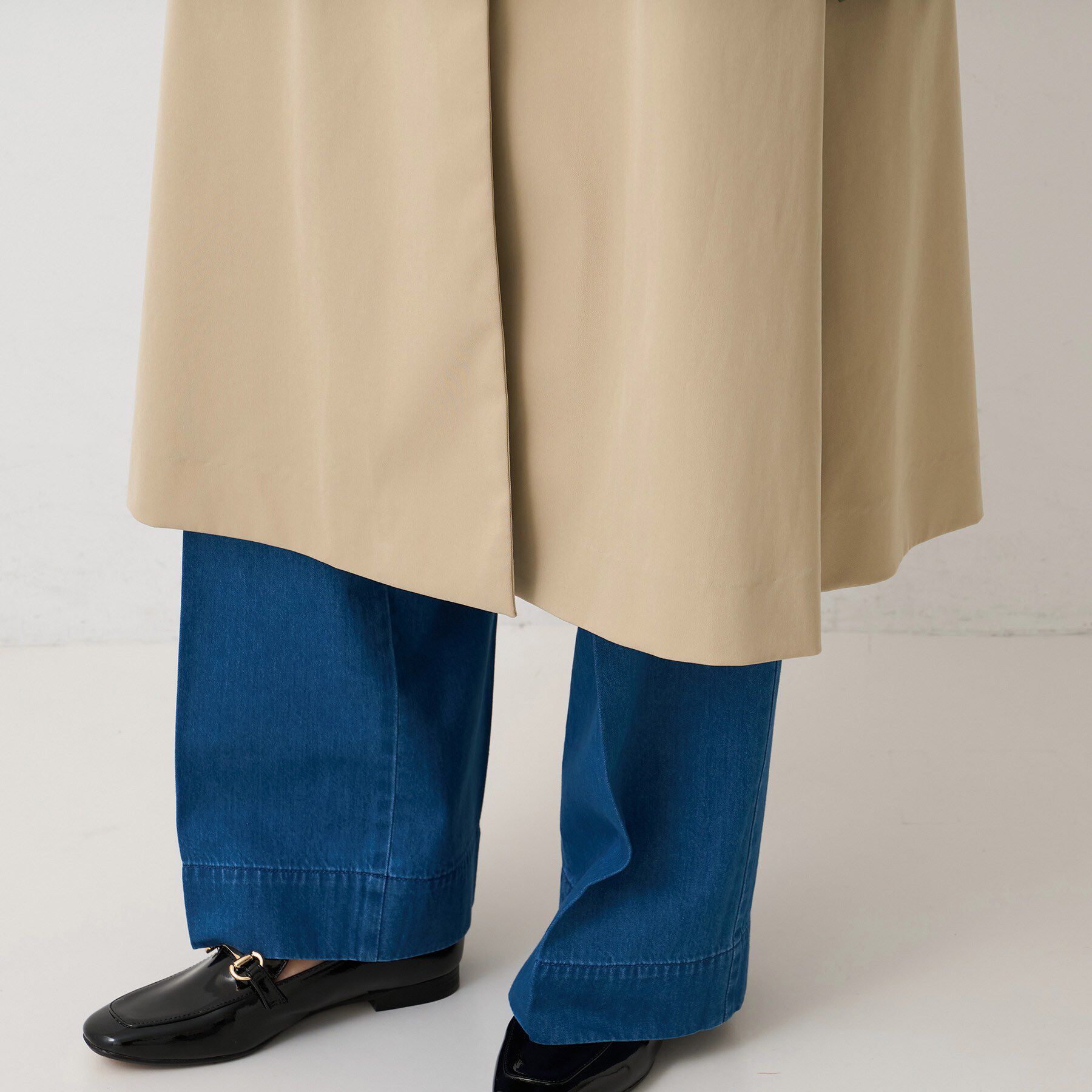 UNTITLED「【はっ水/洗える/セレモニーにも】タスランステンカラーコート」|ステンカラーコート|