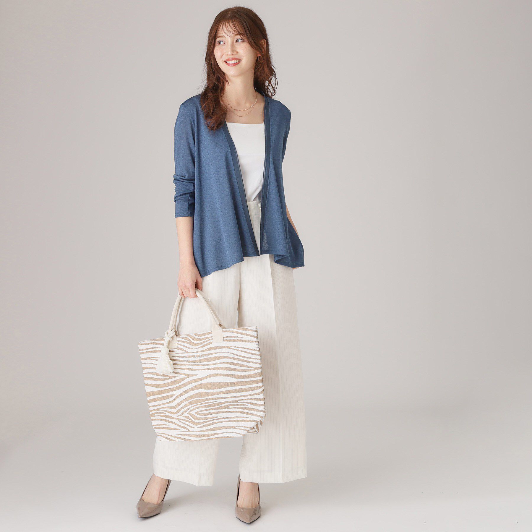 COUP DE CHANCE「【洗える】着流しカーディガン」|カーディガン|