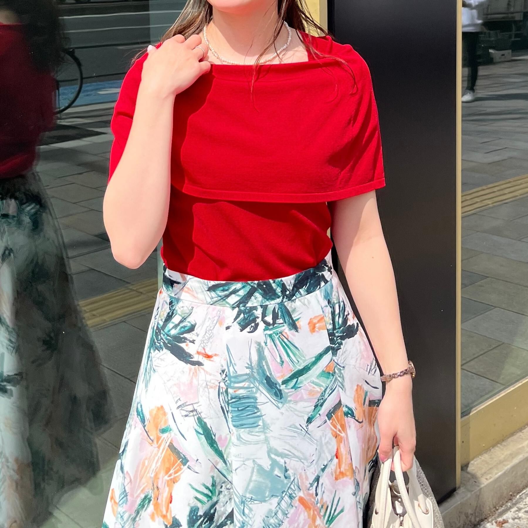 COUP DE CHANCE「【洗える】オフショルダーニットトップス」|ニット・セーター|