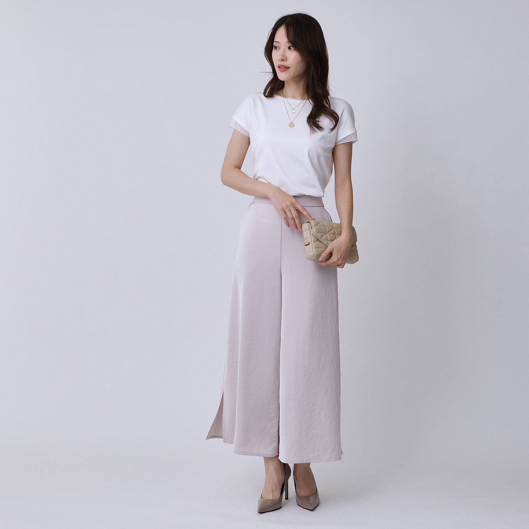 COUP DE CHANCE「【手洗い可／日本製】シンプルジャージカットソー」|Tシャツ・カットソー|