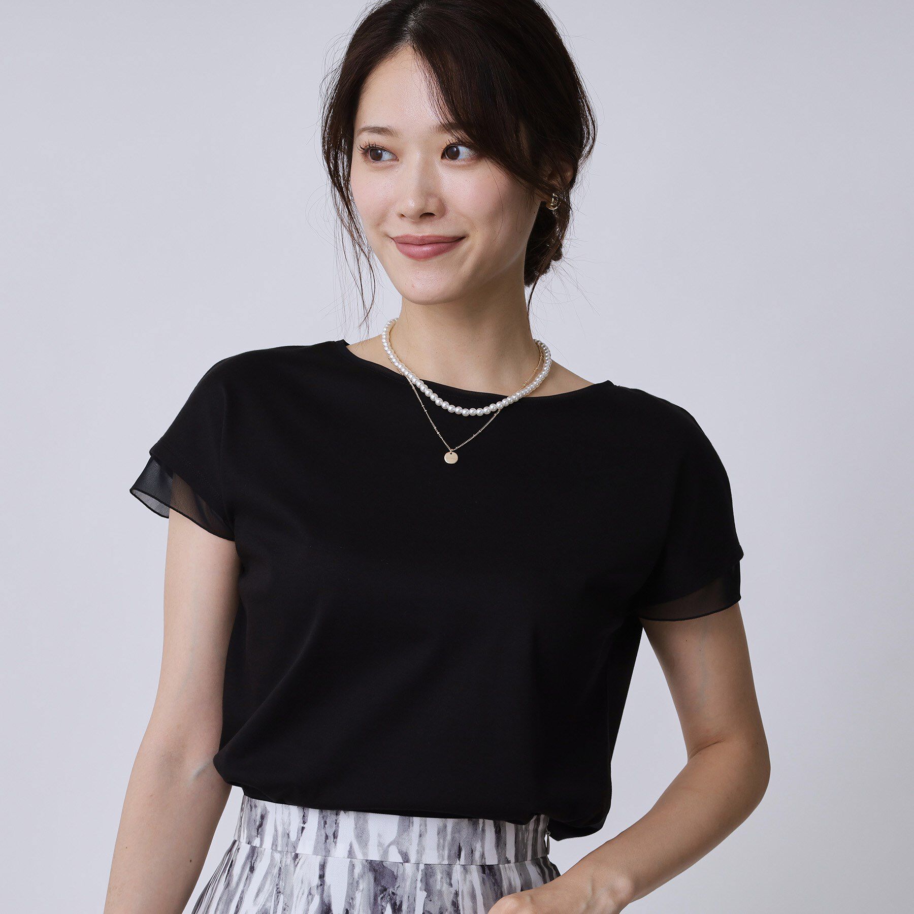 COUP DE CHANCE「【手洗い可／日本製】シンプルジャージカットソー」|Tシャツ・カットソー|