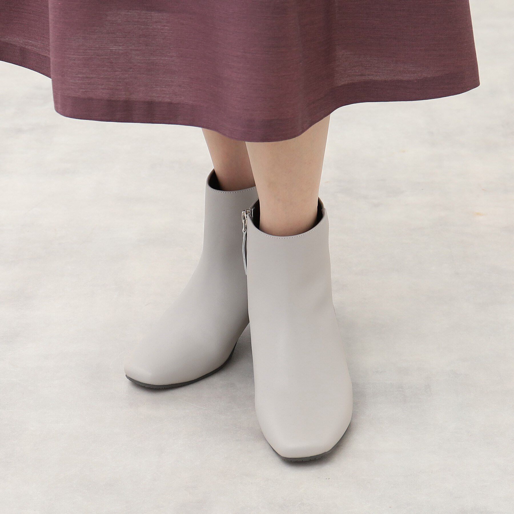 Reflect「【至福の履き心地／足元キレイ見え】やみつきショートブーツ」|ショートブーツ|