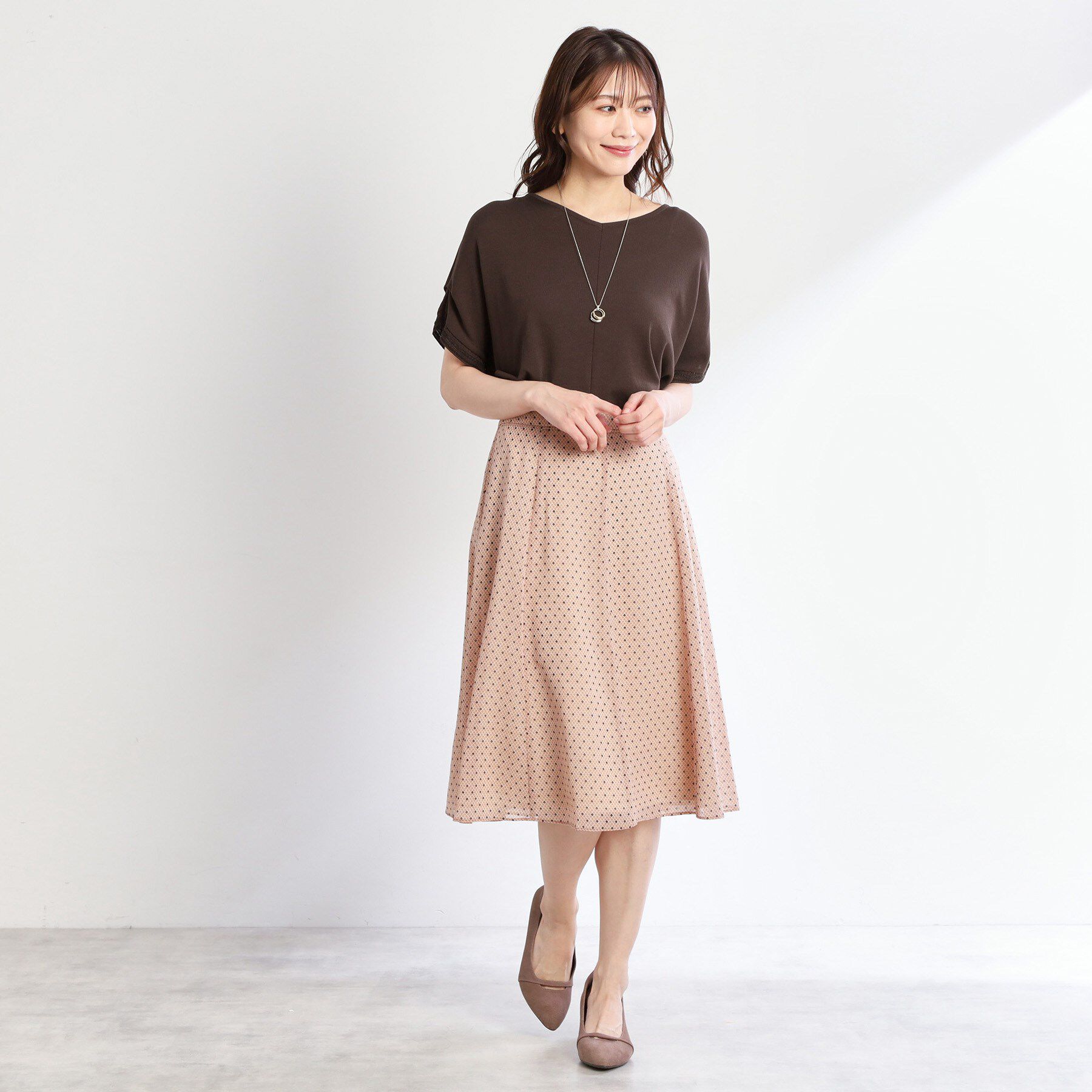 Reflect「【選べる7色◎／手洗い可／二の腕カバー】半袖ニット」|ニット・セーター|