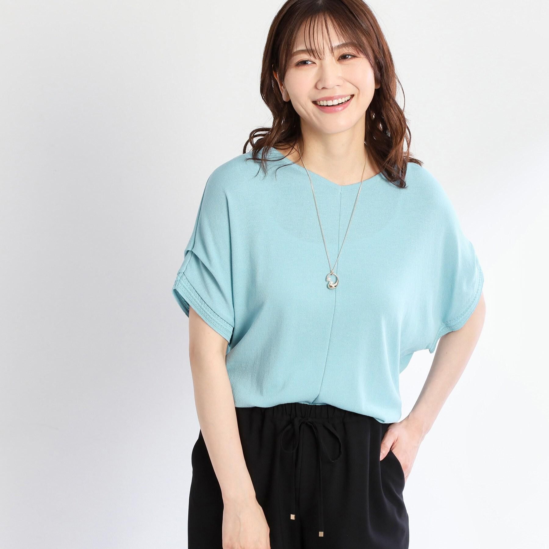 Reflect「【選べる7色◎／手洗い可／二の腕カバー】半袖ニット」|ニット・セーター|