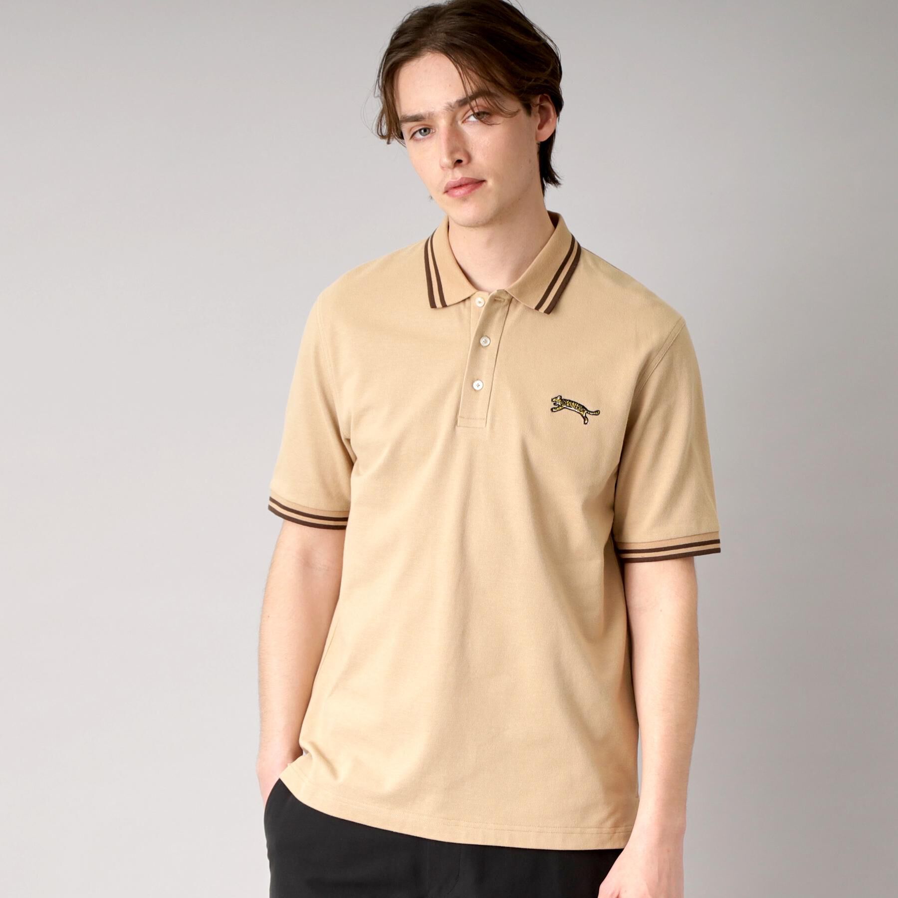 DRESSTERIOR「ドレステリア タイガーポロシャツ」|ポロシャツ|ブラウン(043)