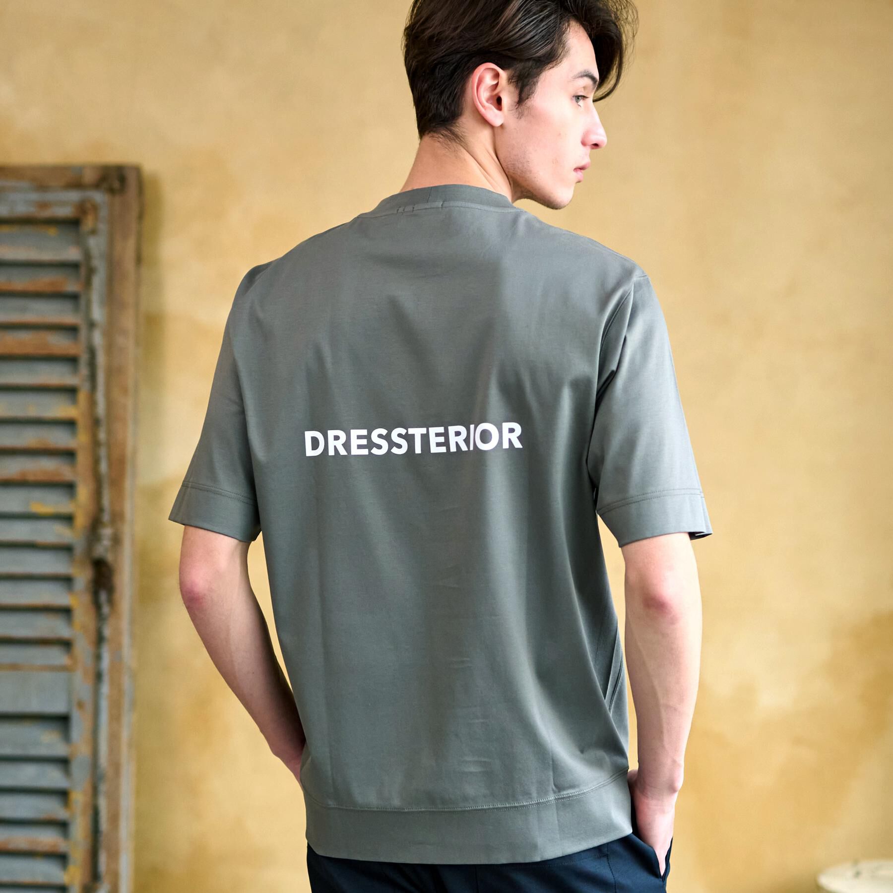 DRESSTERIOR「【接触冷感/抗菌防臭/消臭】ICE CLEAR COTTON オーバーフィットTシャツ」|Tシャツ・カットソー|