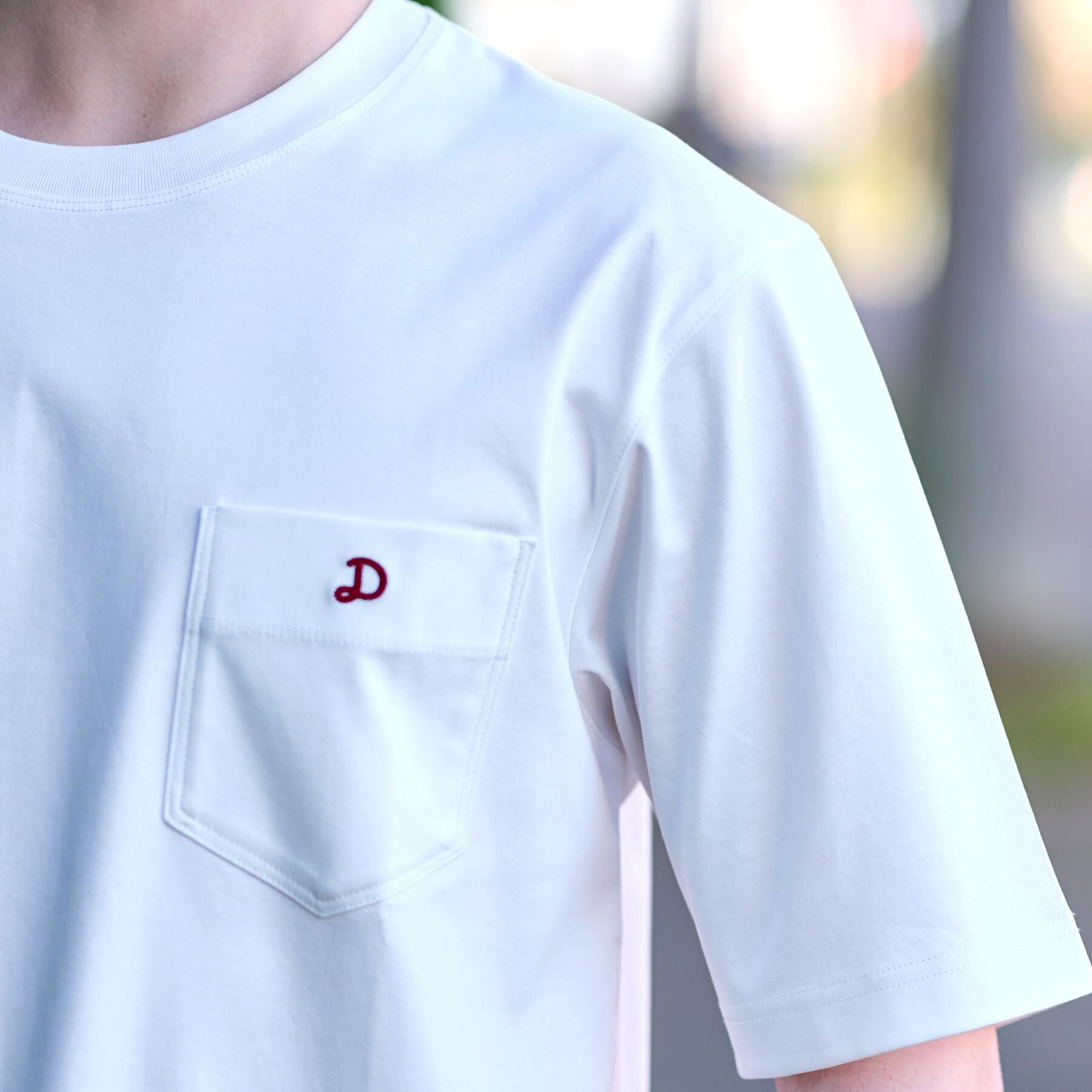 DRESSTERIOR「【接触冷感/抗菌防臭/消臭】ICE CLEAR COTTON ポケットTシャツ」|Tシャツ・カットソー|