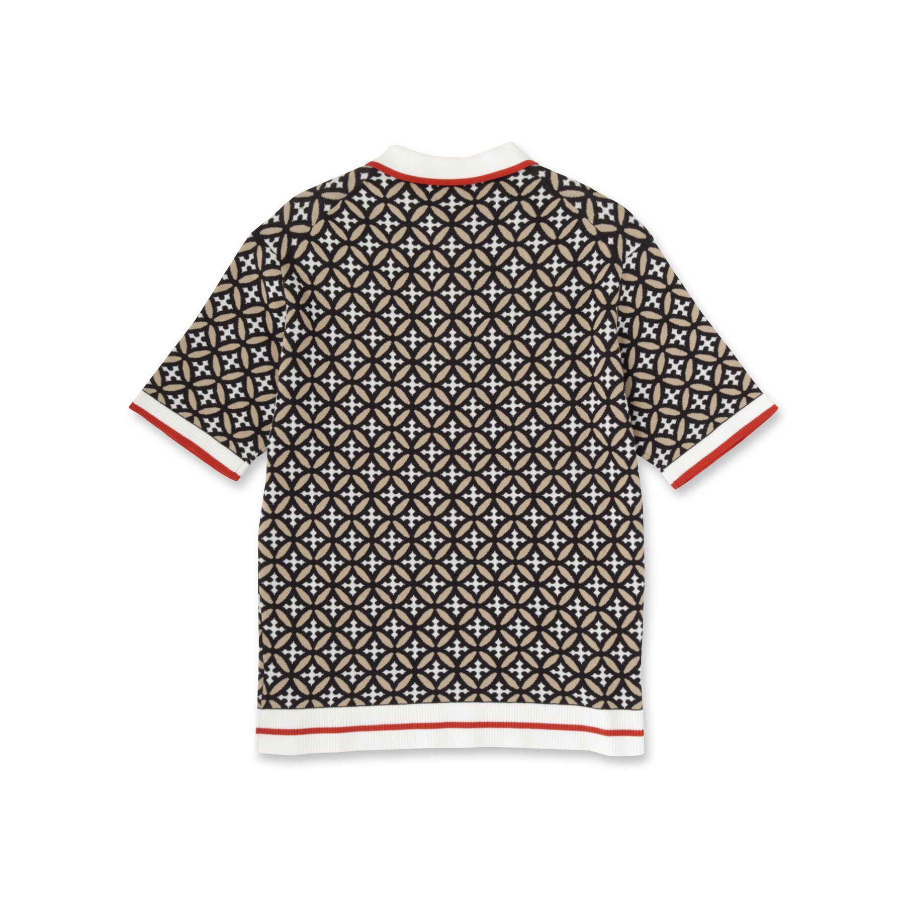 DRESSTERIOR「オーバーラップサークル ニットポロシャツ」|ニット・セーター|