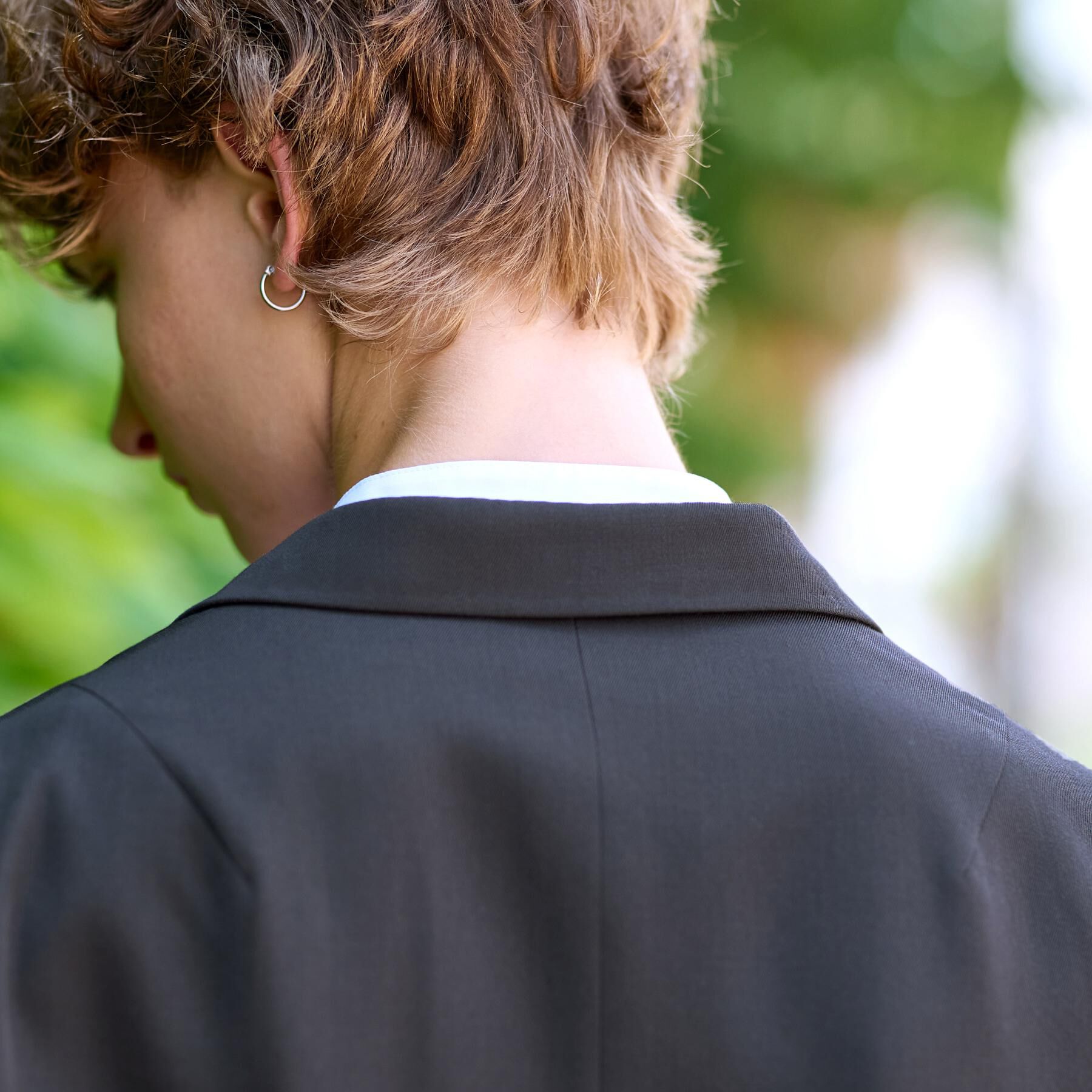 DRESSTERIOR「【セットアップ可】クリアーカルゼ コンフォータブル ダブルジャケット」|テーラードジャケット|