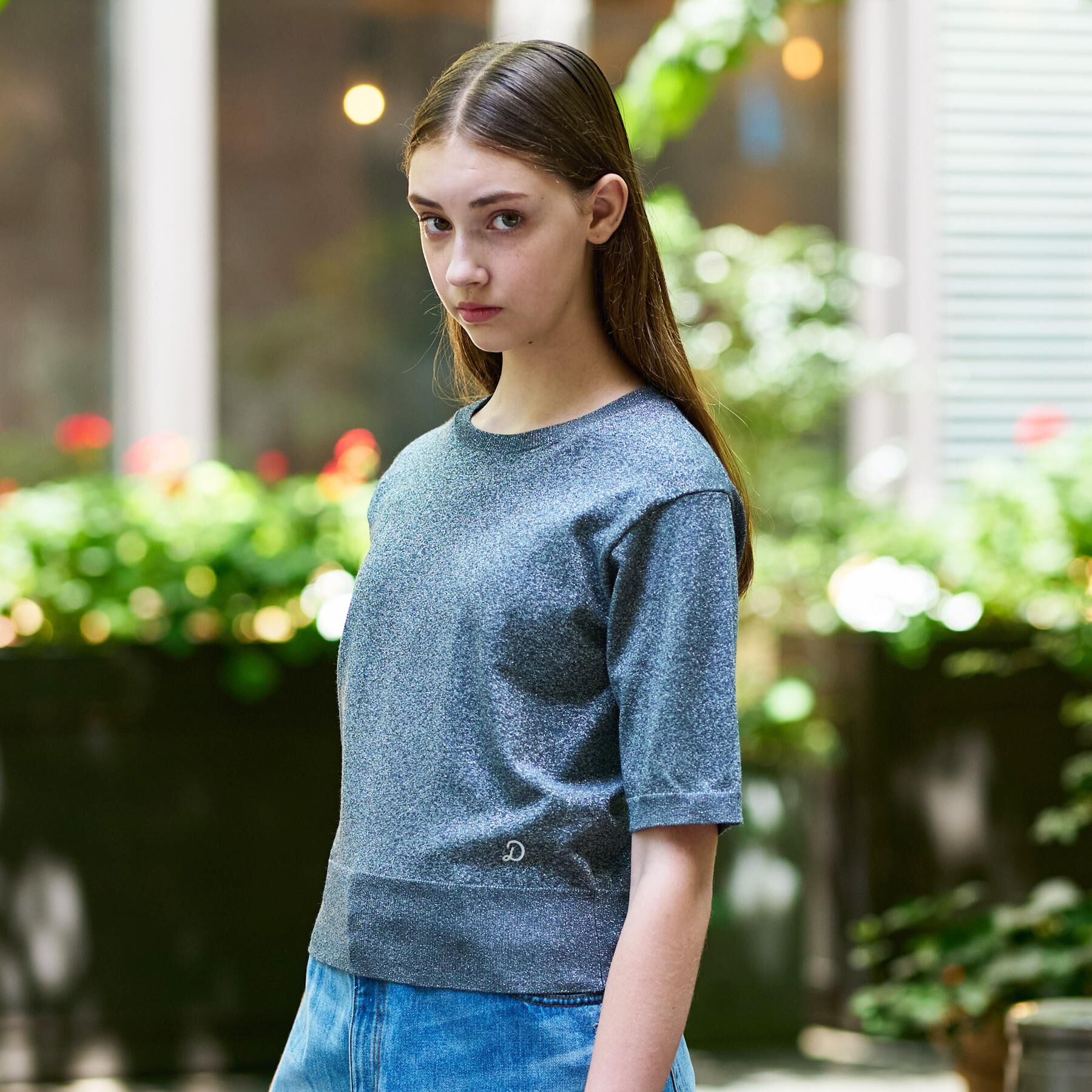 DRESSTERIOR「【洗える/きれいめ】ラメニットプルオーバー」|ニット・セーター|