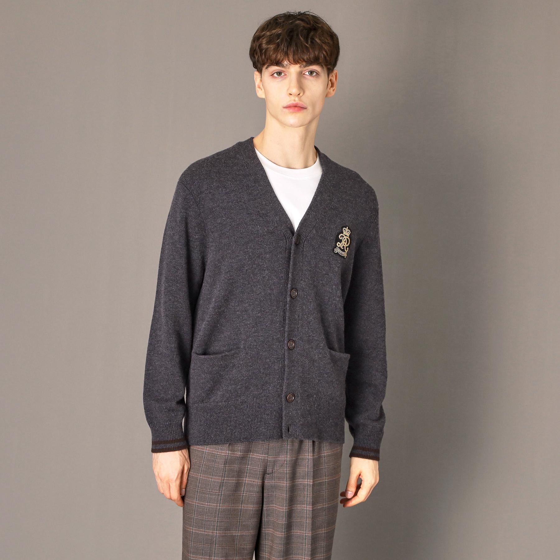 DRESSTERIOR「ウォッシャブル エンブレムカーディガン」|カーディガン|