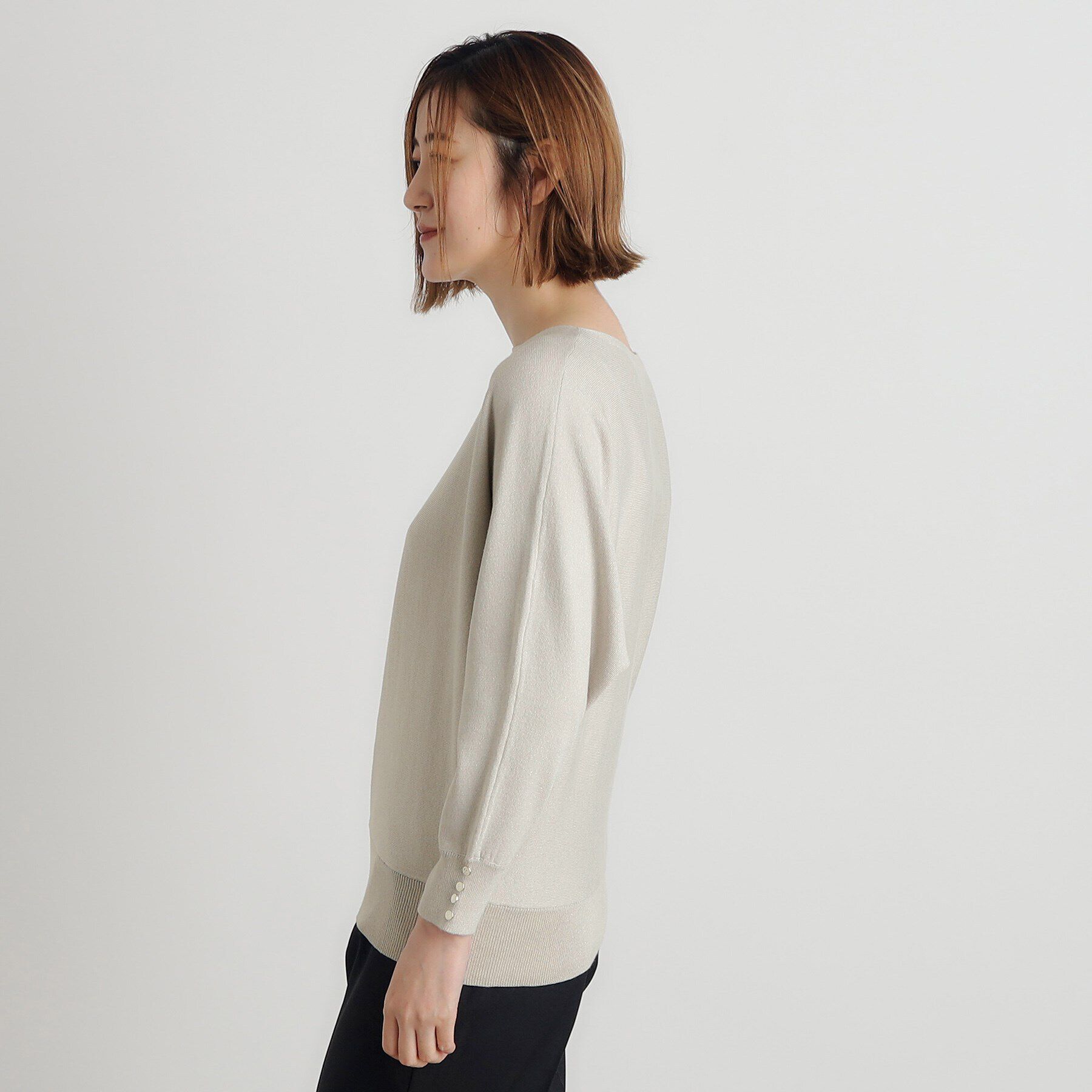 grove「ラメドルマンニットプルオーバー」|ニット・セーター|