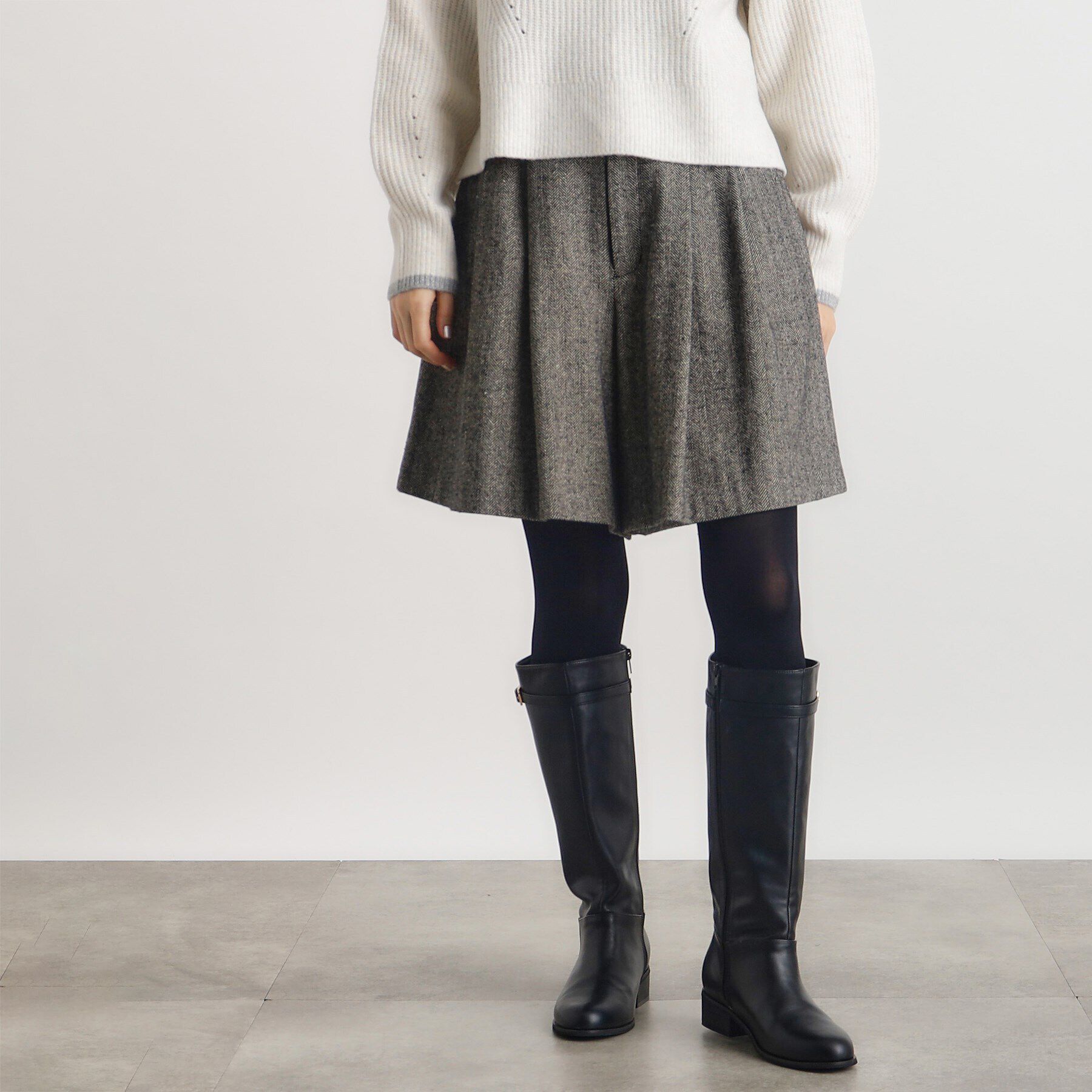 grove「【雑誌掲載】ヘリンボンツイードショートパンツ」|その他|