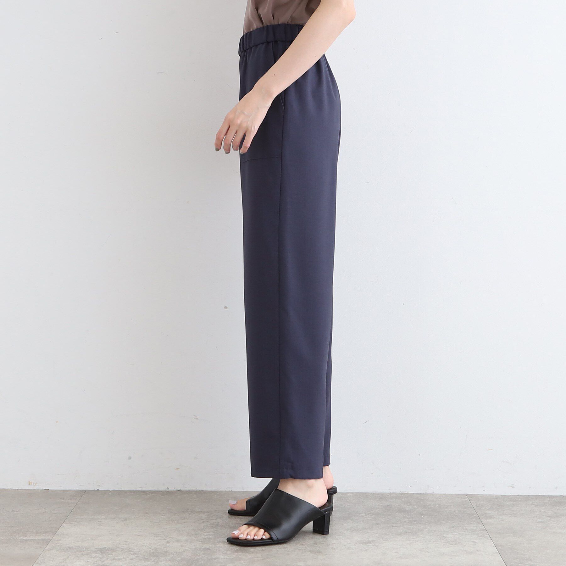 INDIVI「【洗える／2WAY】麻ライクワークパンツ」|その他|