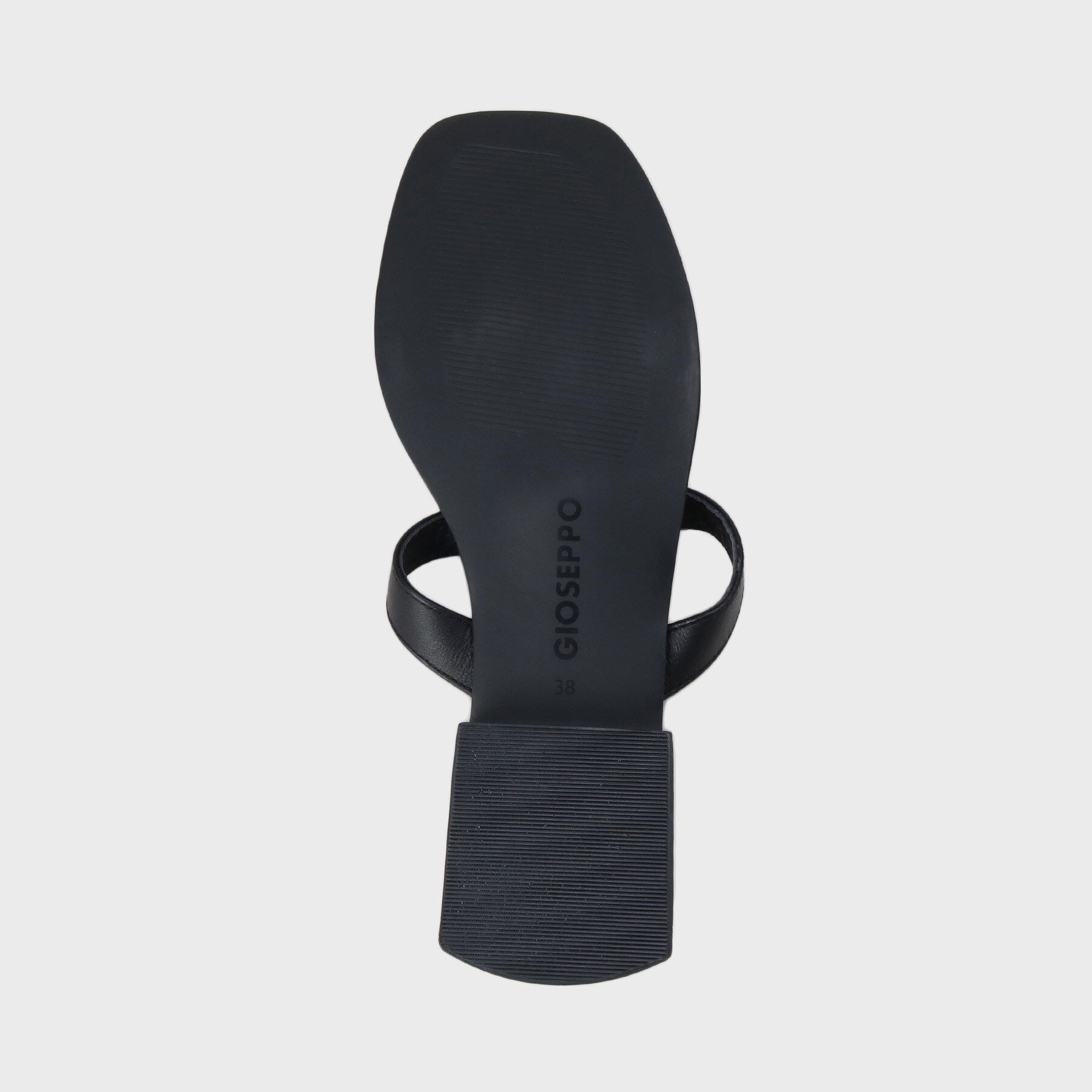 GALLEST「【GIOSEPPO】ブラックレザーサンダル」|サンダル|