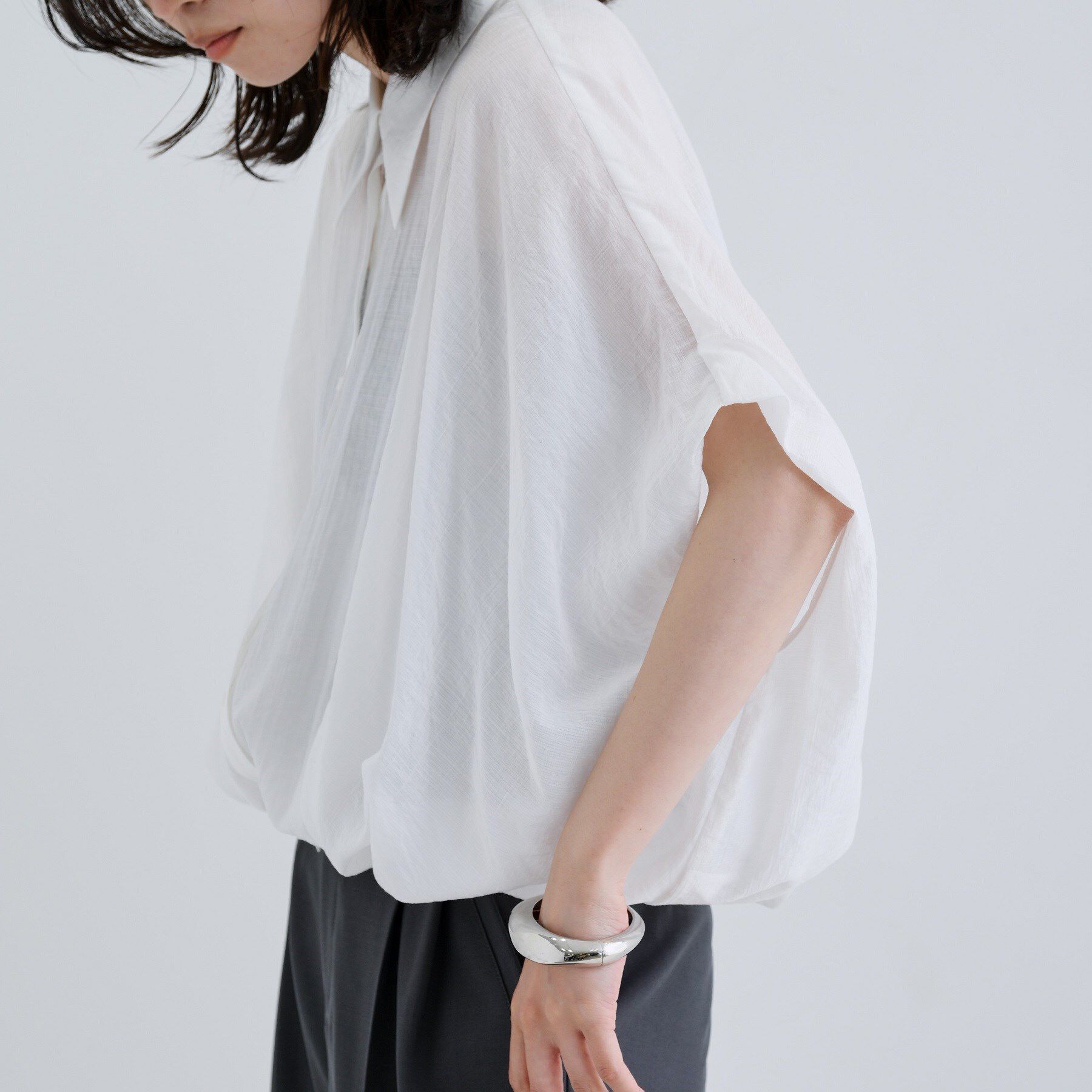 GALLEST「バルーンフォルムブラウス」|シャツ・ブラウス|