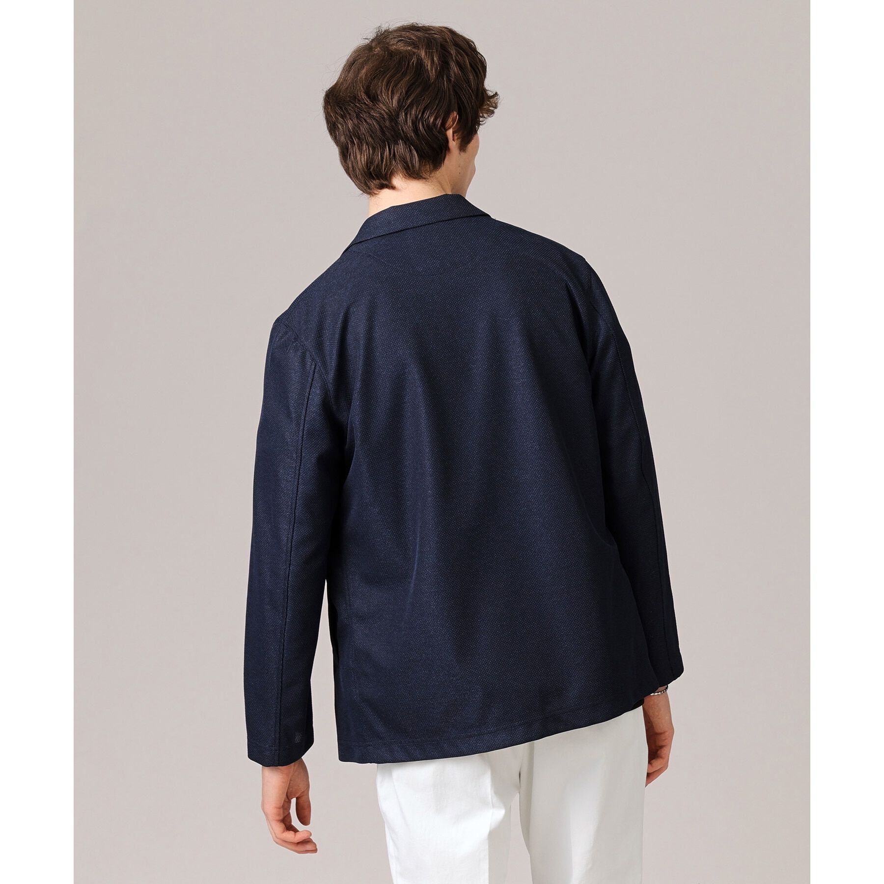 TAKEO KIKUCHI「【抗菌防臭/尾州織】ドビーメッシュ ショールカラー カーディガン」|カーディガン|