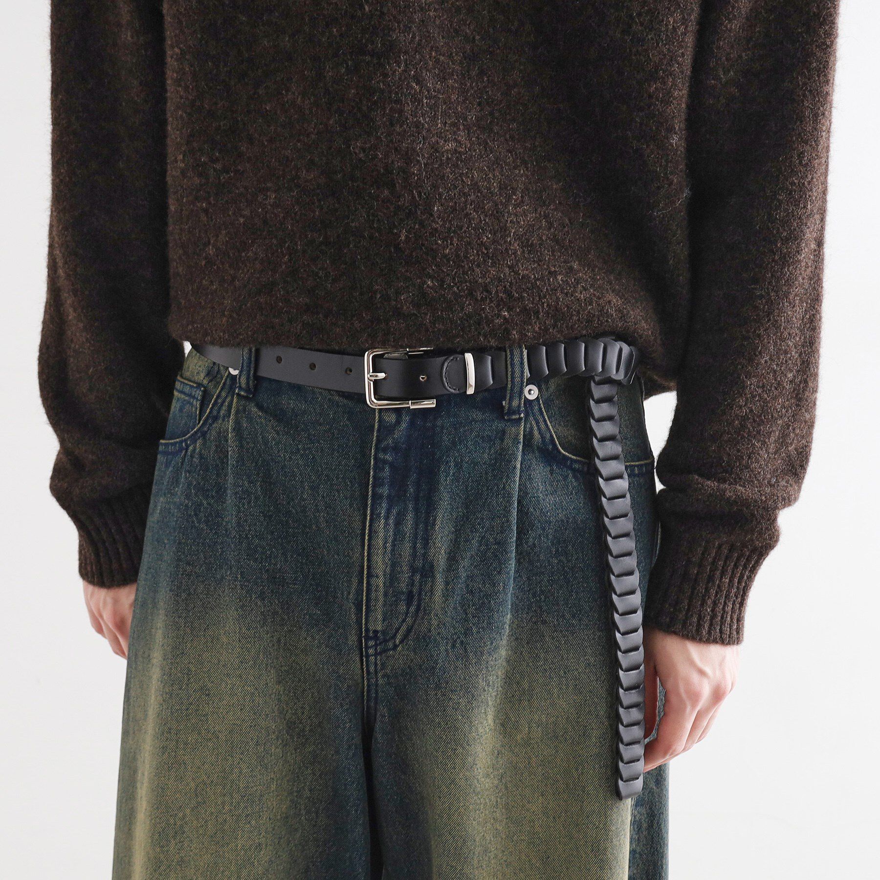 tk.TAKEO KIKUCHI「レザーチェーンロングベルト」|ベルト|